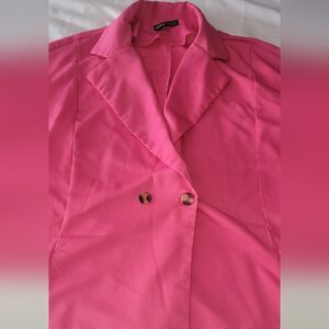 Shein hot pink boxy blazer (xl)
